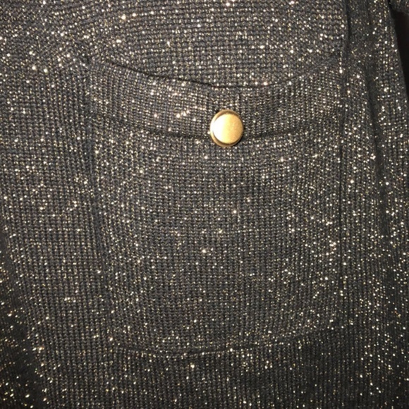 Daisy Fuentes Sweater Dress Small black/gold - Picture 6 of 6